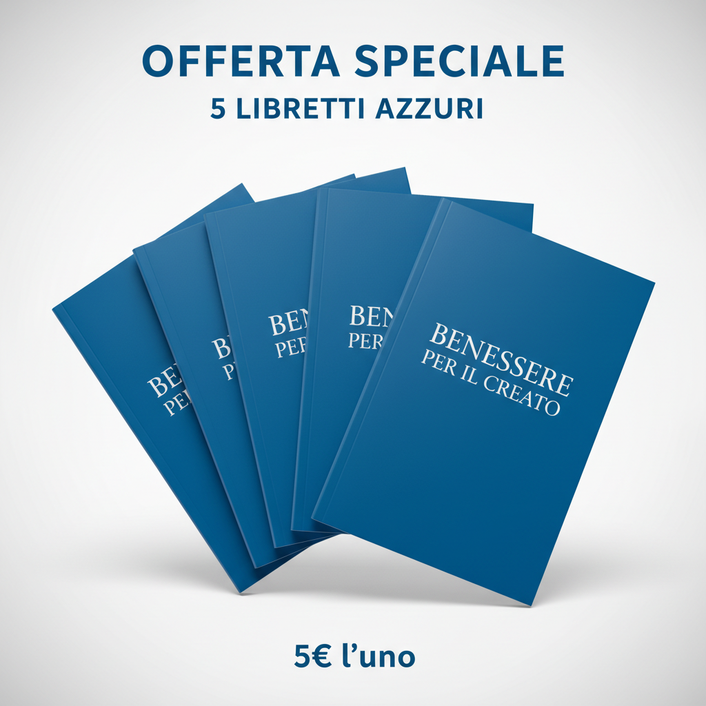 Offerta Speciale 5 Libretti Azzurri - Benessere per il Creato